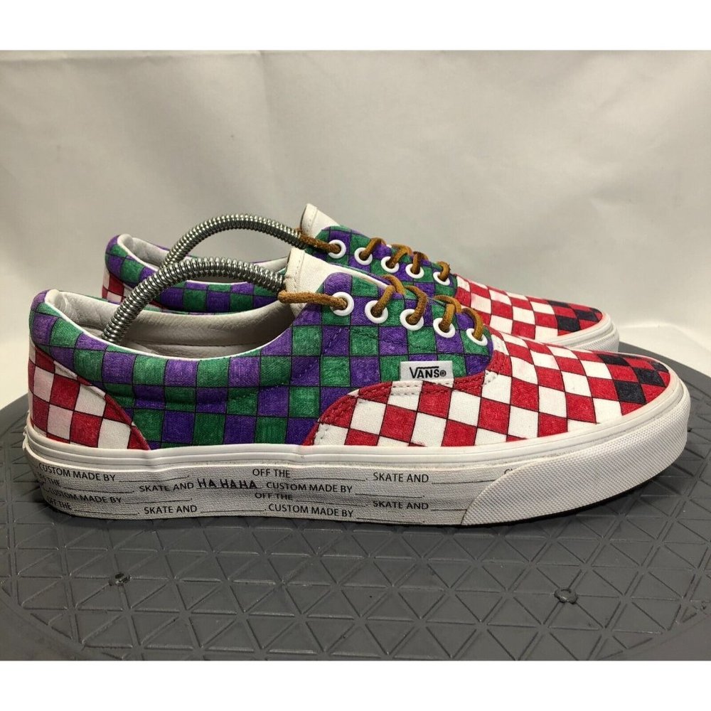 VANS Sneakers Skate Shoes Size 10.5 Womens 9 Mens Checker Lace Up